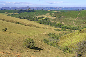 Fototapeta na wymiar Serra da Canastra landscape, Sao Roque das Minas, Minas Gerais state, Brazil