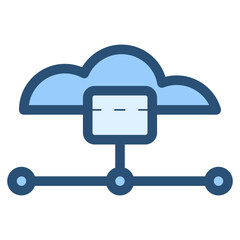 cloud data icon