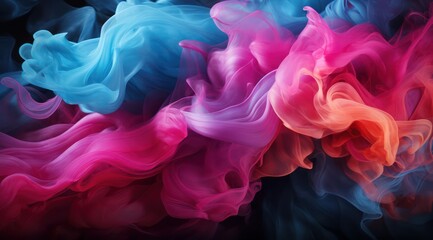 Fototapeta premium colorful ink smoke background