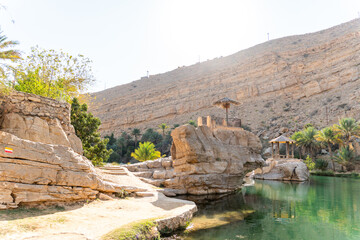 landscape views of Oman 