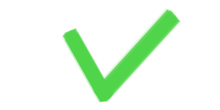 green check mark