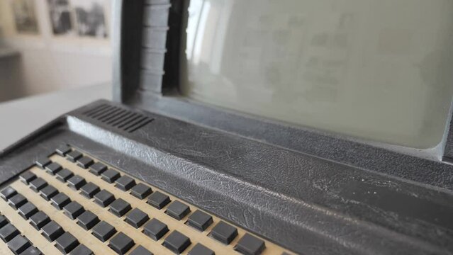 Retro Dusty Pc, Vintage Technology 60s 70s  
