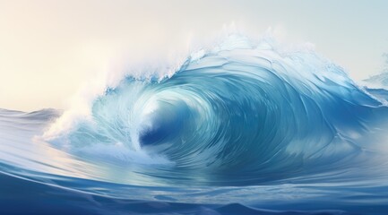 Sea wave in ocean