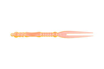 skewer for appetizer, plastic skewer for canapes isolated from background