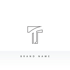 T Letter Logo Vector Template Abstract Monogram Symbol