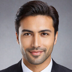 Naklejka premium photo of a business man