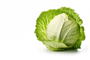 Obraz premium Cabbage isolated on white background