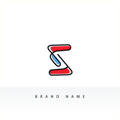 Letter S logo icon design template elements