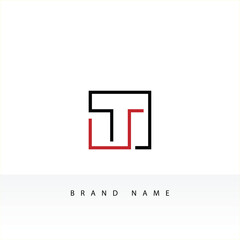 Obraz premium Creative and Vibrant Letter T Logo Design with Colorful Gradient Concept. T Logo with Blend Style for Business and Technology Brand Identity