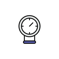 Water Pressure icon design with white background stock illustration