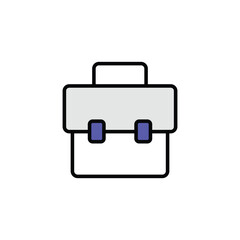 Tool Case icon design with white background stock illustration
