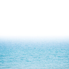 Blue sea water for your design in PNG isolated on transparent background