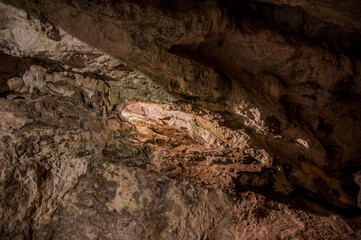 S. Angelo in Grotte, Molise. The Church - cave of St. Michael the Archangel