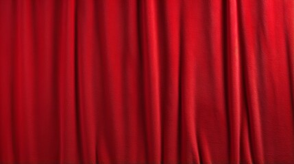 Panorama of new red carpet cloth texture and seamless background.