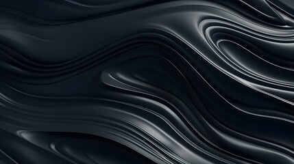 Abstract Anthracite Fluid Wave Background for Modern Presentations