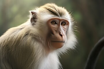 Macaque Illustration That Appears Almost Too Lifelike