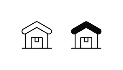 inventory icon design with white background stock illustration