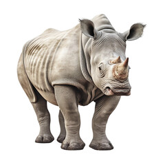 Obraz premium rhino isolated on white background