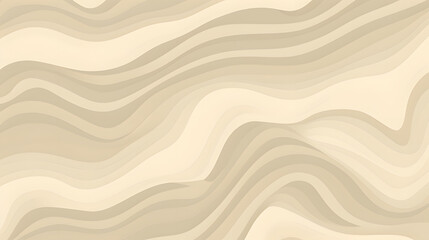 Abstract square aesthetic background with brown and beige waves. Trendy illustration generativ ai