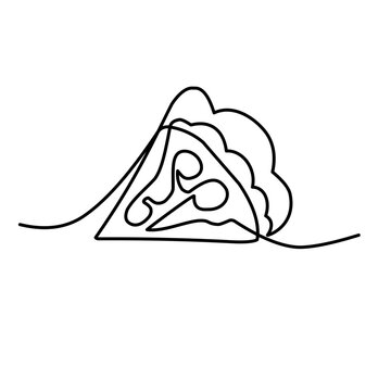 recommend clip art: fast food continuous line art
