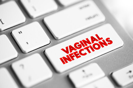 Vaginal Infections text concept button on keyboard