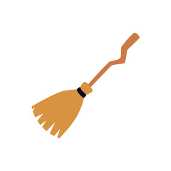 Isolated witch broom icon Vector
