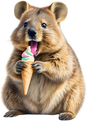 A close-up image of a Quokka. 