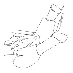 hands in mittens take cookies out of the oven