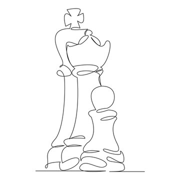 recommend clip art: chess pieces king queen pawn