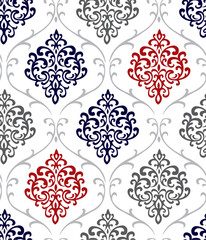  Damask texture for carpet, curtain, blanket,cushion,bed spread design[