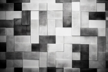 Fondo de azulejos estilo mosaico abstracto. - obrazy, fototapety, plakaty