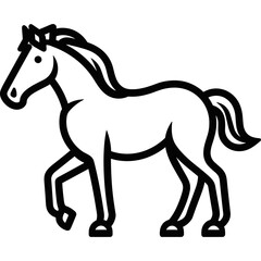 horse outline icon