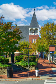Fredericksburg United Methodist Church on the corner of Pricess Anne and Hanover Street