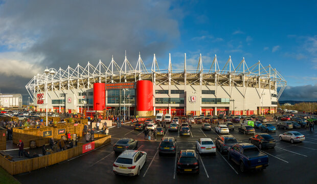 The Riverside Stadium, home of Middlesborough FC in North Yorkshire, UK