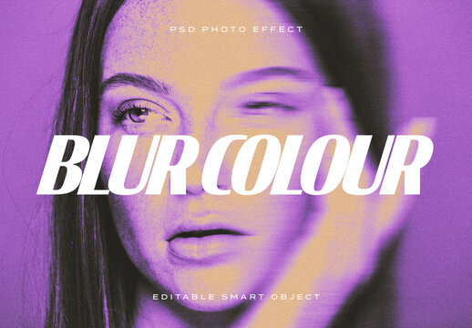Blur Colour Photo Effect