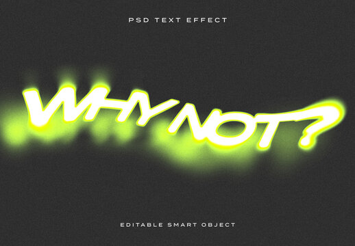 Wavy Blurred Text Effect 