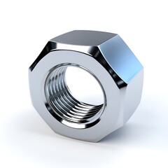 Transparent PNG of Threaded Hex Nut in the Style of John Lowrie Morrison