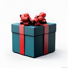 Realistic Hyperrealism Gift Ideas Box in Light Black and Red, Dark Gray, and Light Blue
