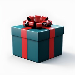 Realistic Hyperrealism Gift Ideas Box in Light Black and Red, Dark Gray, and Light Blue