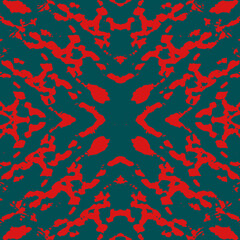 Old wallpaper on the wall.