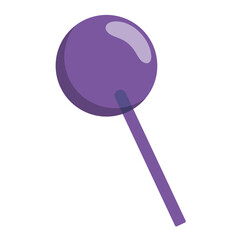 Colored lollipop candy icon Vector