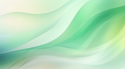 Fototapeta premium Gradient Background fading from Green to White. Professional Presentation Template