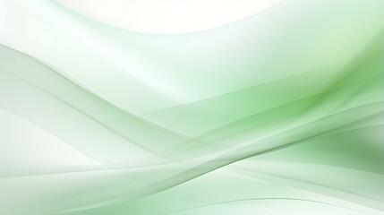 Gradient Background fading from Light Green to White. Professional Presentation Template