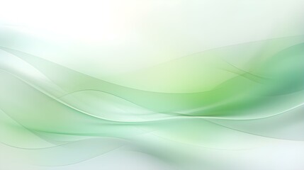 Gradient Background fading from Light Green to White. Professional Presentation Template
