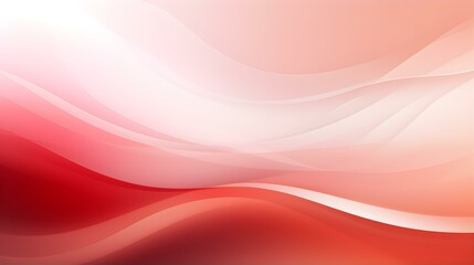 Gradient Background fading from Light Red to White. Professional Presentation Template