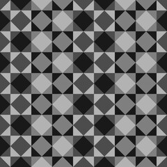 Diamonds, rhombuses, triangles seamless pattern. Folk ornament. Geometric image. Ethnic ornate. Tribal wallpaper. Geometrical background. Retro motif backdrop. Ethnical textile print. Abstract vector