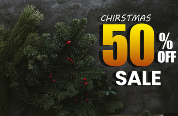 Christmas of offer banner design