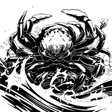 Crab clip art preview