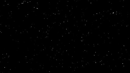 Dark back sky. Night starry abstract skies with twinkling or blinking stars motion looped background. 4k