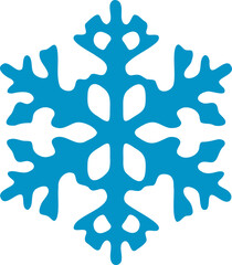 Snowflake vector illustration. Snow flake symbol design elements